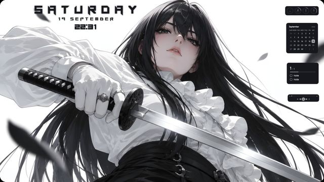 Samurai Anime Girl